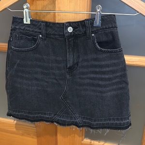 Pacsun High rise black Jean skirt